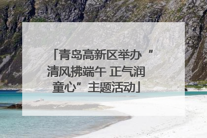 青岛高新区举办“清风拂端午 正气润童心”主题活动