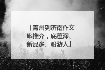 青州到济南作文旅推介，底蕴深、新品多、盼游人