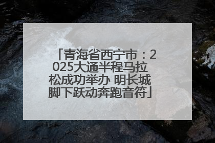 青海省西宁市：2025大通半程马拉松成功举办 明长城脚下跃动奔跑音符