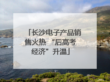 长沙电子产品销售火热 “后高考经济”升温