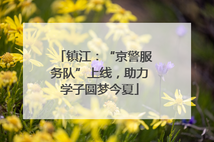 镇江：“京警服务队”上线，助力学子圆梦今夏