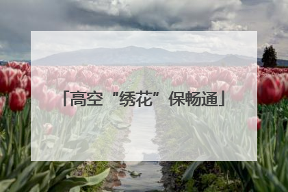 高空“绣花”保畅通