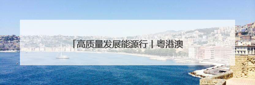 高质量发展能源行丨粤港澳能源科研的“超级孵化器”