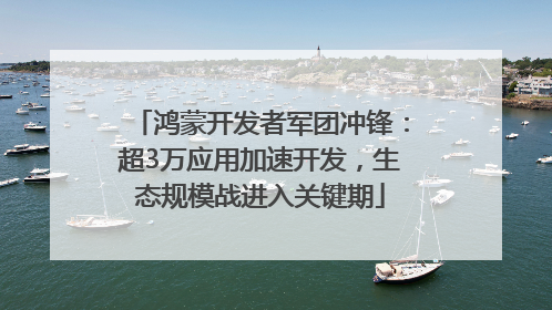鸿蒙开发者军团冲锋：超3万应用加速开发，生态规模战进入关键期