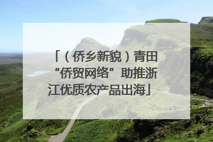 （侨乡新貌）青田“侨贸网络”助推浙江优质农产品出海