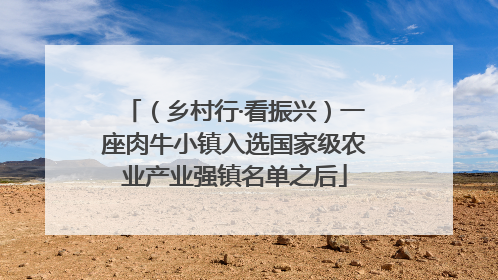 （乡村行·看振兴）一座肉牛小镇入选国家级农业产业强镇名单之后
