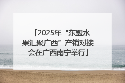 2025年“东盟水果汇聚广西”产销对接会在广西南宁举行