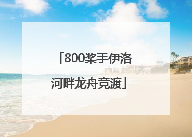 800桨手伊洛河畔龙舟竞渡
