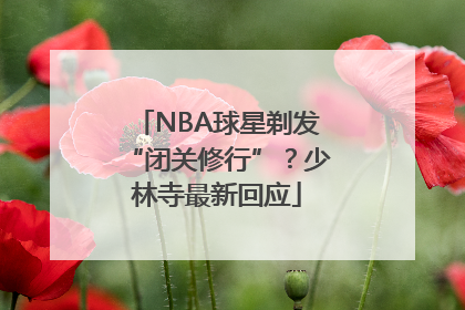 NBA球星剃发“闭关修行”？少林寺最新回应